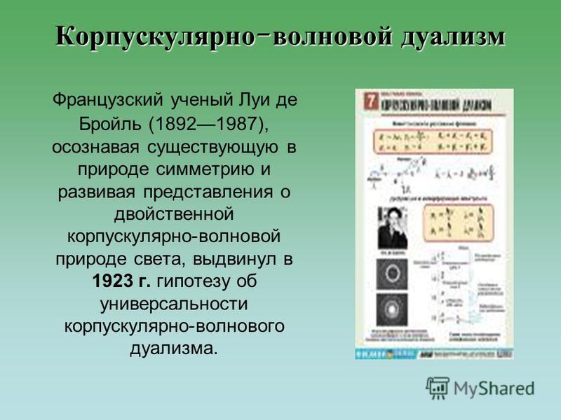 Реферат: Концепция атомизма как концепция корпускулярно-волнового дуализма