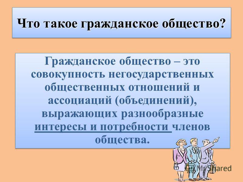 Презентация по обществу 9 класс гражданское общество