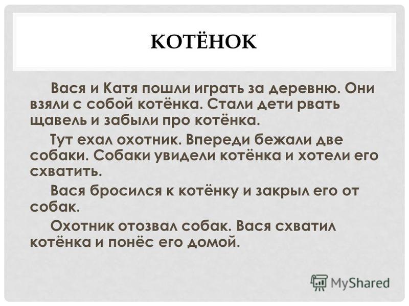 Изложение по русскому языку 3 класс рассказ о ёжике