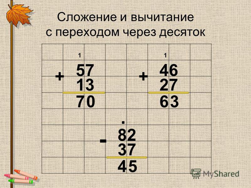 Как сделать пример с вычитанием Как сделать пример с вычитанием