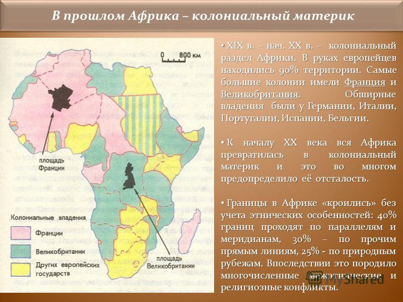 Конспект урока по географии 11 класс африка население и территория
