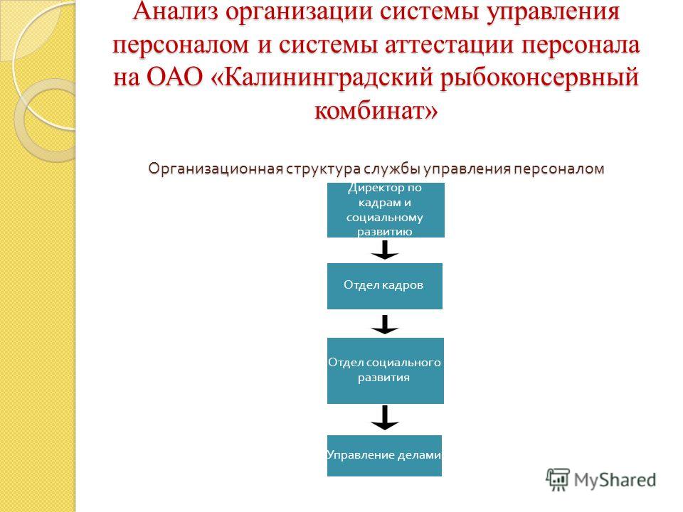 Реферат: Аттестация персонала 5