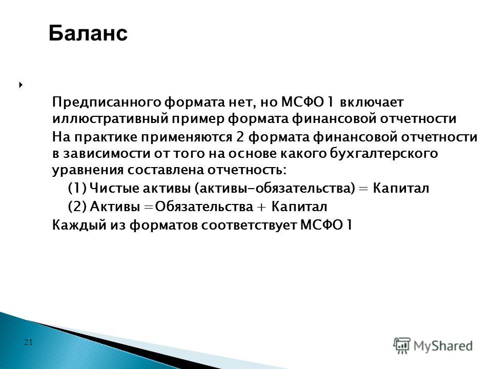 Пример Отчет об Изменении Капитала
