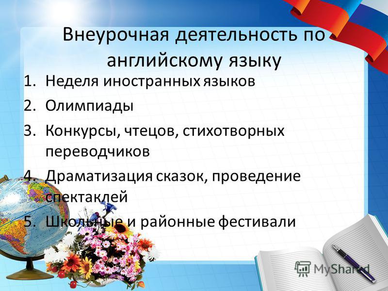 Сценарий для проведения дня языков Сценарий для проведения дня языков