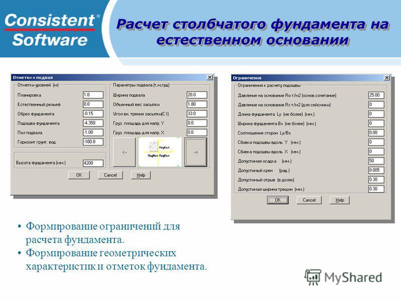 Расчет свайного фундамента Расчет свайного фундамента