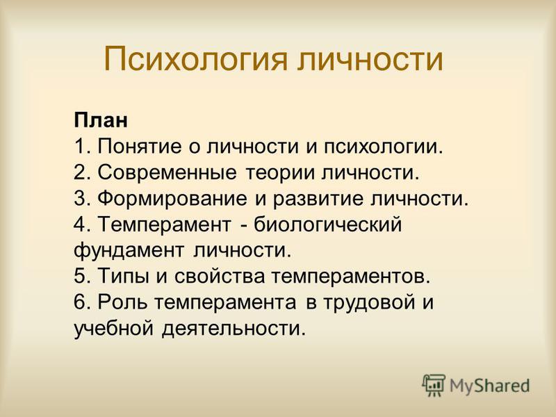 Презентация На Тему Темперамент Человека Психология