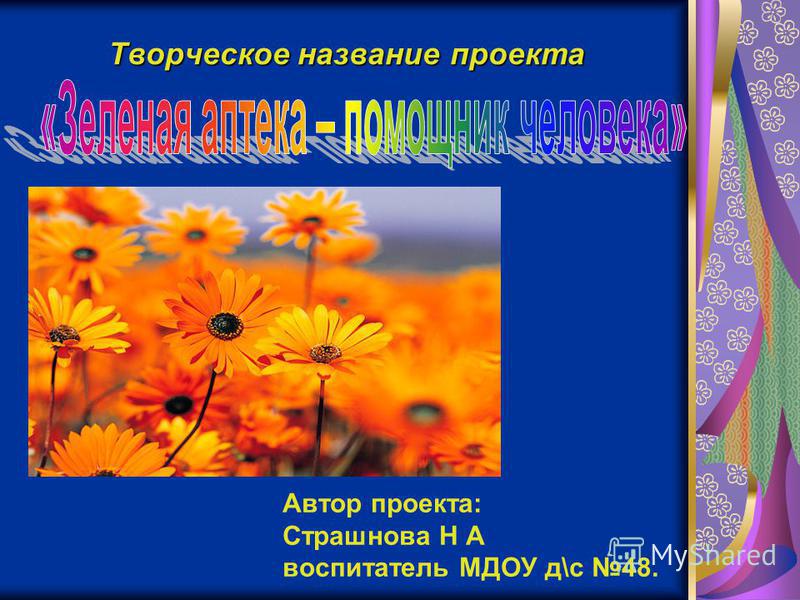 Названия для творческих проектов