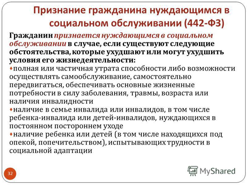 Признание нуждающимися в жилье условия Признание нуждающимися в жилье условия