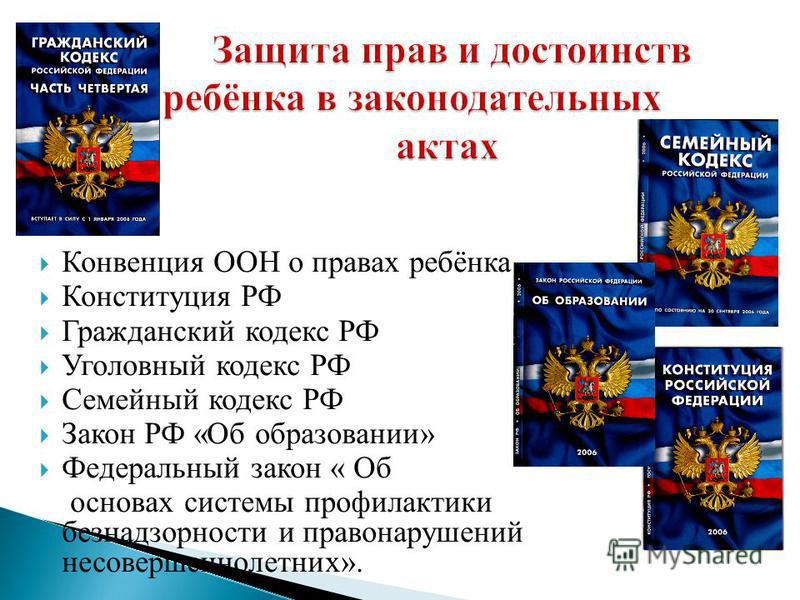 семейные права по конституции рф достижение отняло