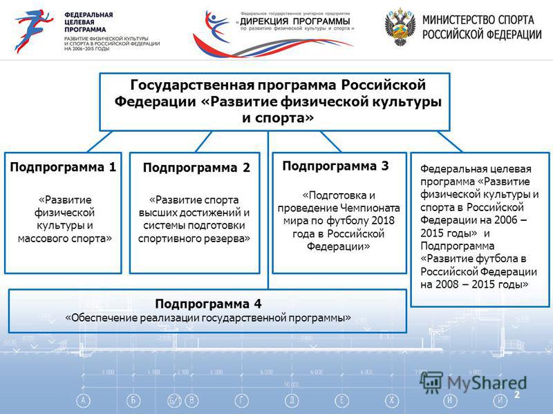 Программа развития физической культуры и спорта