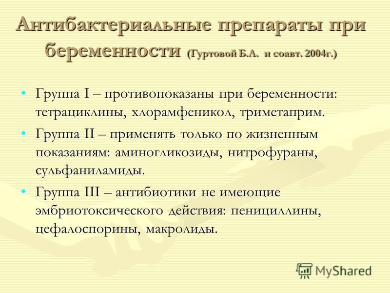 Какой антибиотик самый безопасный для беременных 29