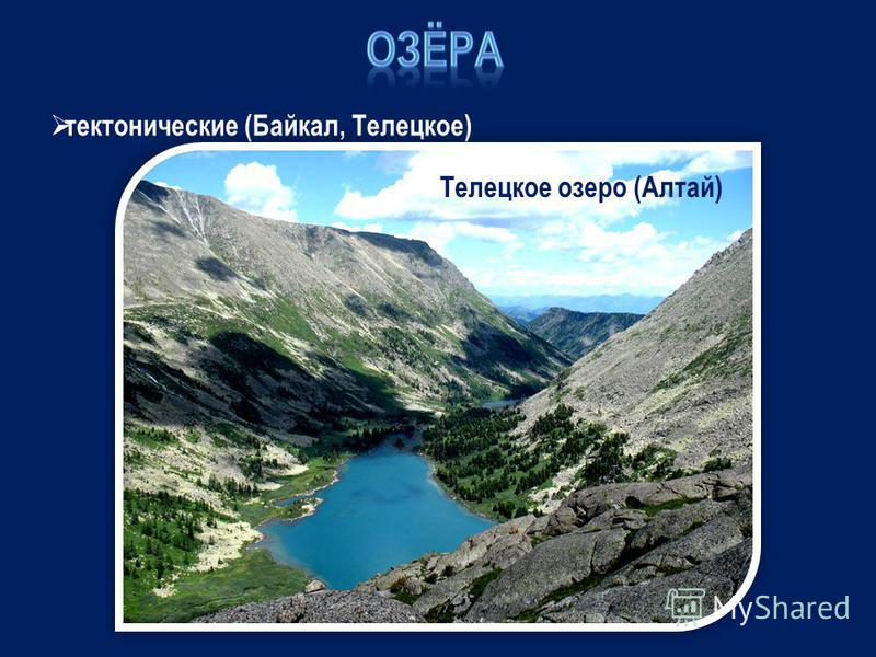 тектонические (Байкал, Телецкое) Телецкое озеро (Алтай)
