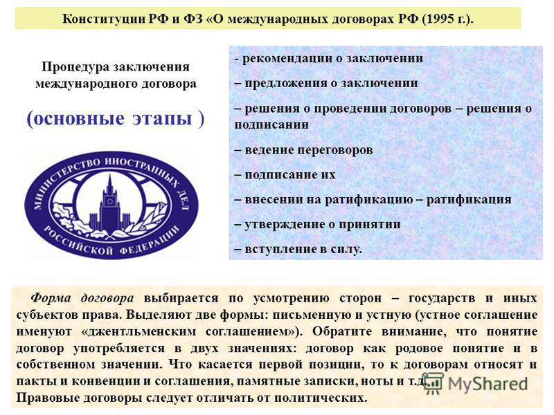 Реферат по теме Понятие и классификация международных договоров Реферат по теме Понятие и классификация международных договоров