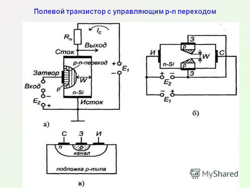 как работает полевой транзистор ютьб