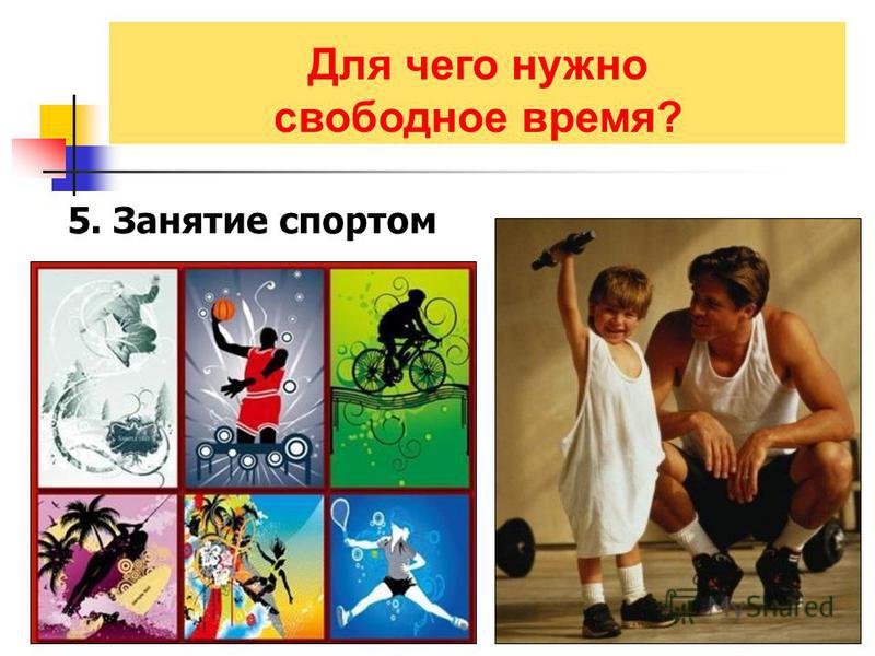 Проект мое свободное время 6 класс