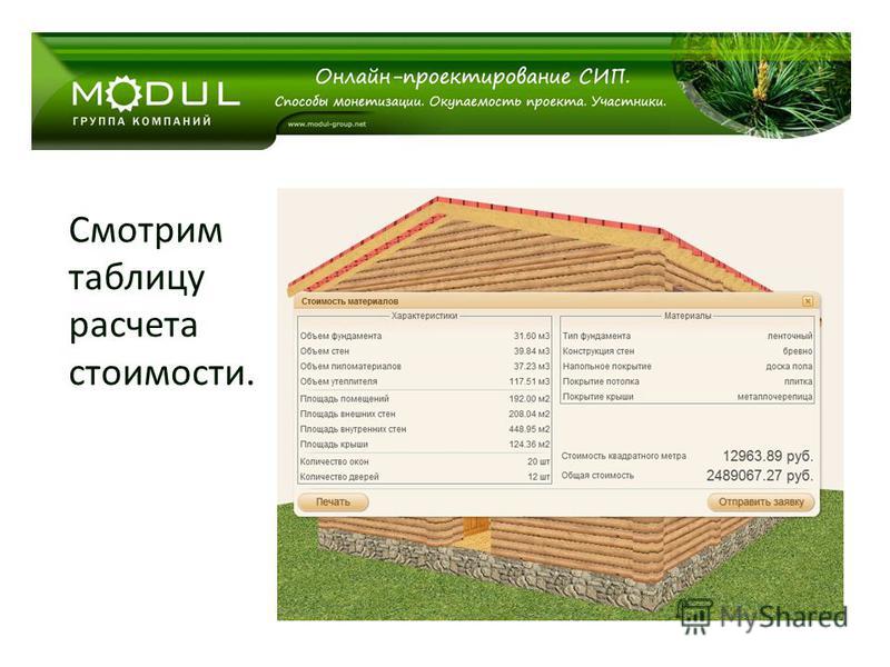 Стоимость проекта онлайн калькулятор