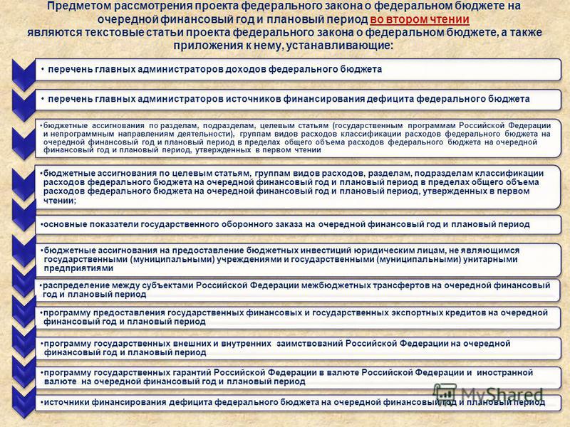 Реферат: Составление проекта федерального бюджета в РФ 2