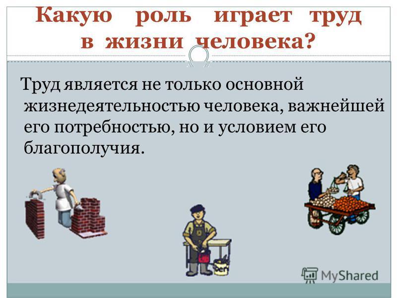 Доклад на тему роль профессии в жизни человека 7458