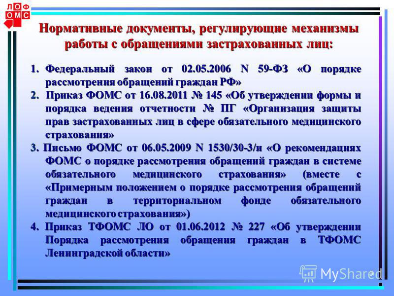 приказ 59 фз о порядке рассмотрения обращений граждан