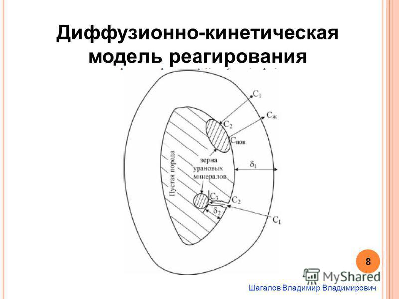 Шагалов Владимир Владимирович Диффузионно-кинетическая модель реагирования 8