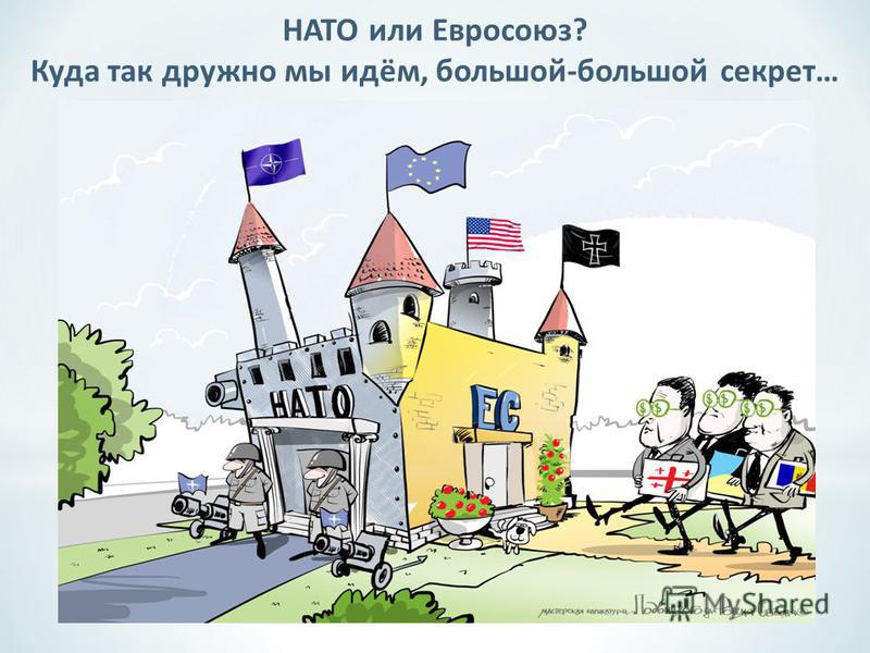 НАТО или Евросоюз? Куда так дружно мы идём, большой-большой секрет…