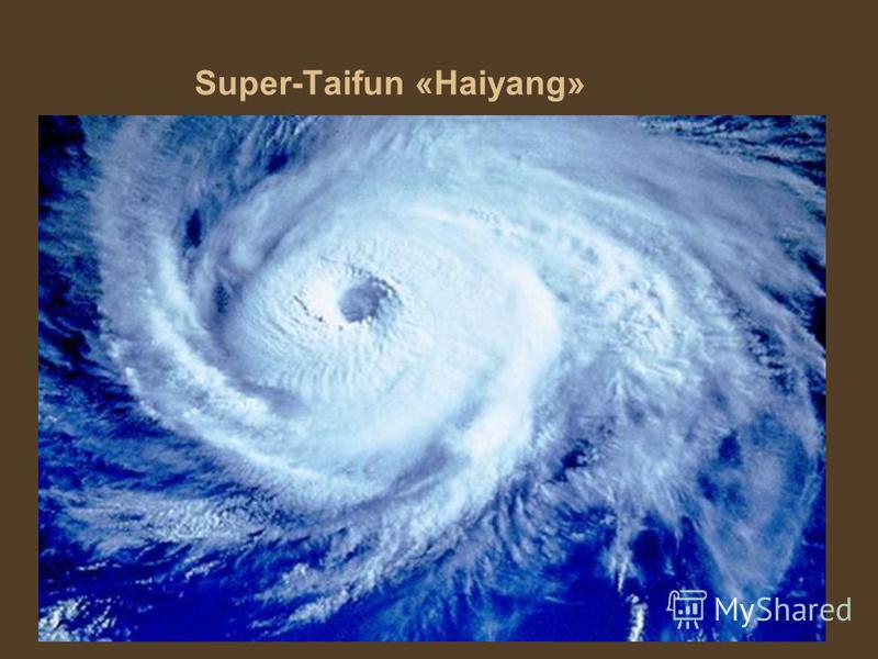 Super-Taifun «Haiyang»