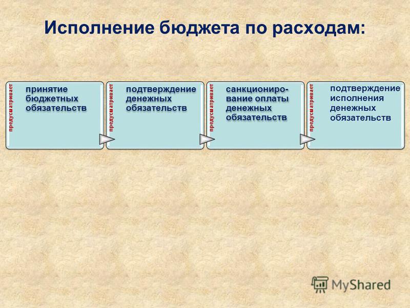 Бюджет выполнения проекта включает в себя Участники бюджетного процесса и их полномочия презентация