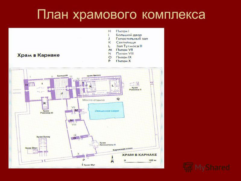 План храмового комплекса