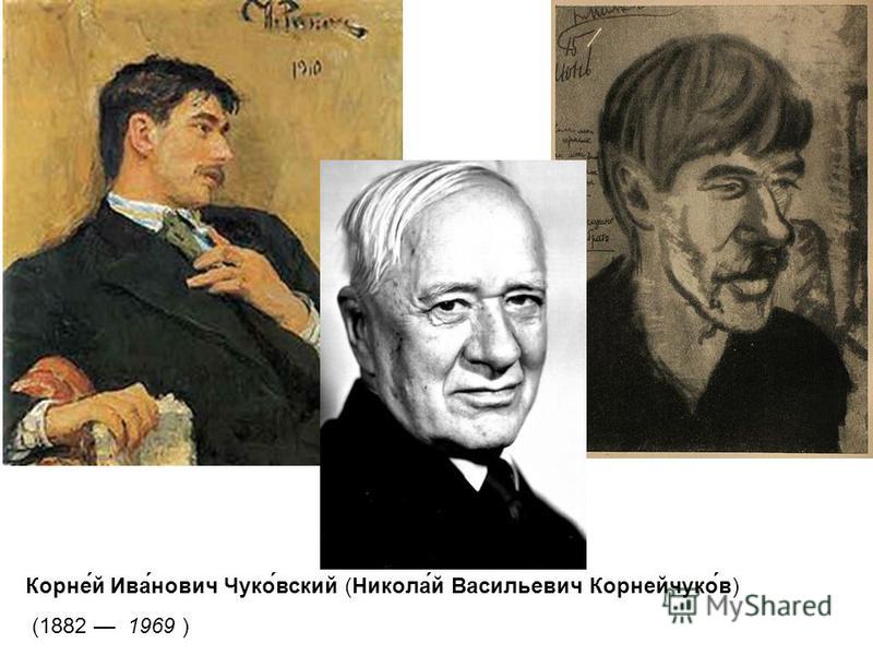 Корне́й Ива́нович Чуко́всякий (Никола́й Васильевич Корнейчуко́в) (1882 1969 )