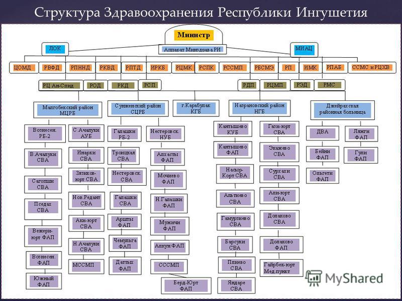 Структура Здравоохранения Республики Ингушетия 7