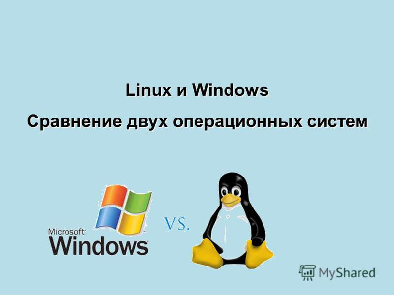 Реферат: Сравнительный анализ операционных систем: Windows, Linux, MacOS