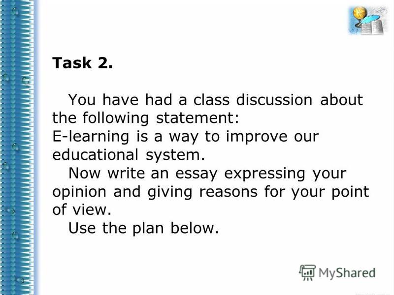 Opinion Essays - Academic Writing