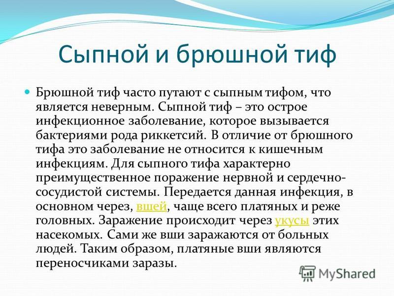 Сыпной Тиф Это