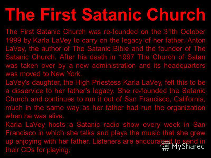 the church of satan book pdf