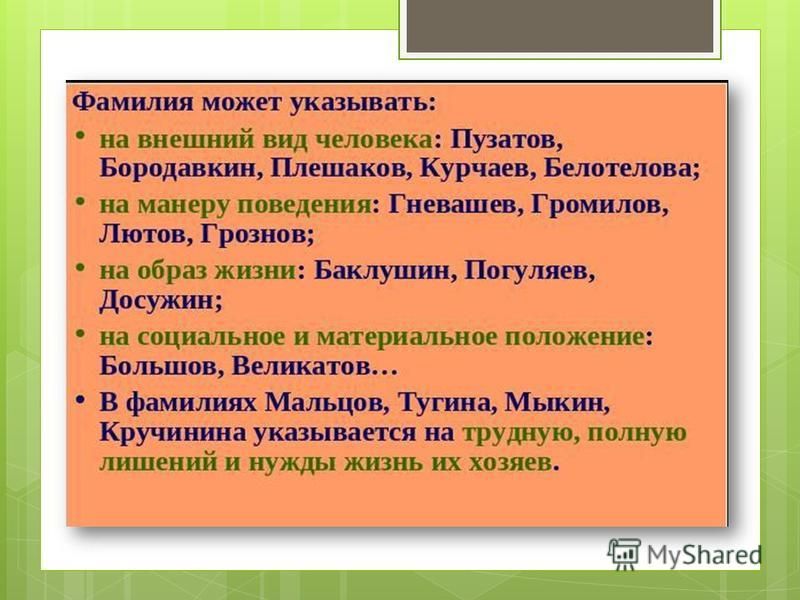 Говорящие фамилии в произведениях писателей презентация