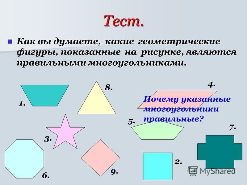 Многоугольники 5 кл Наглядная геометрия