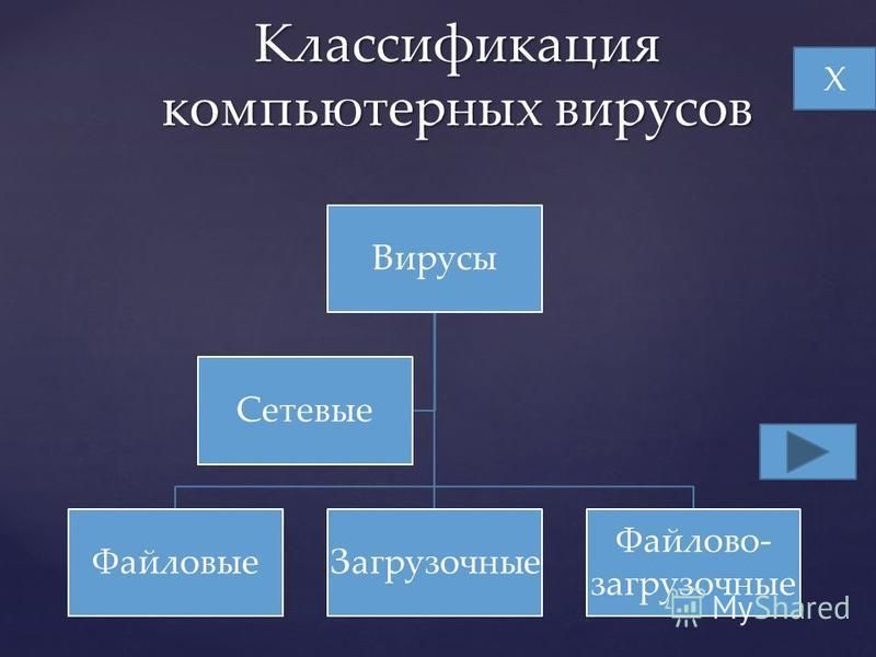 Компьютерные вирусы и их классификация презентация