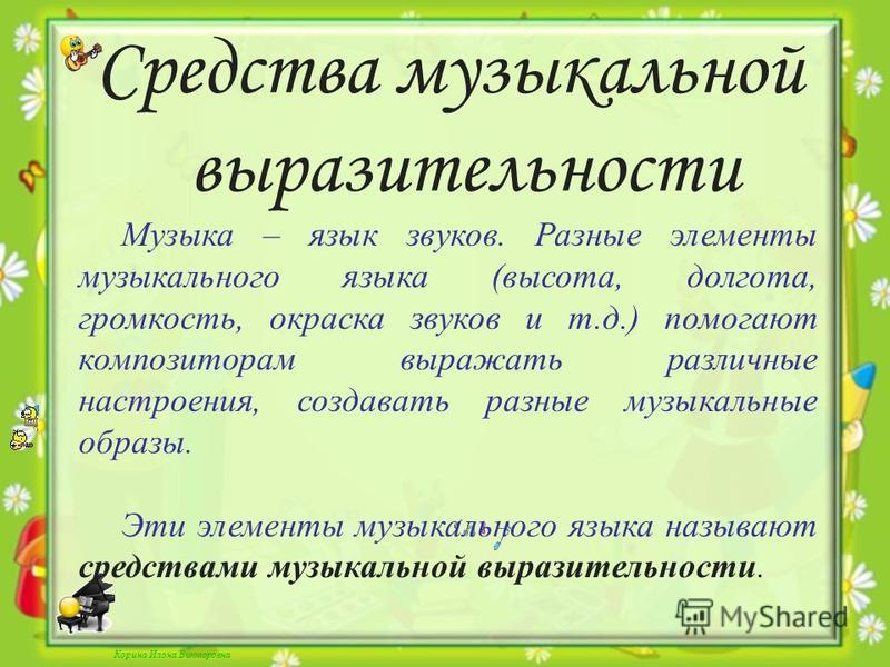 Музыкальная речь и музыкальный язык 2 класс презентация