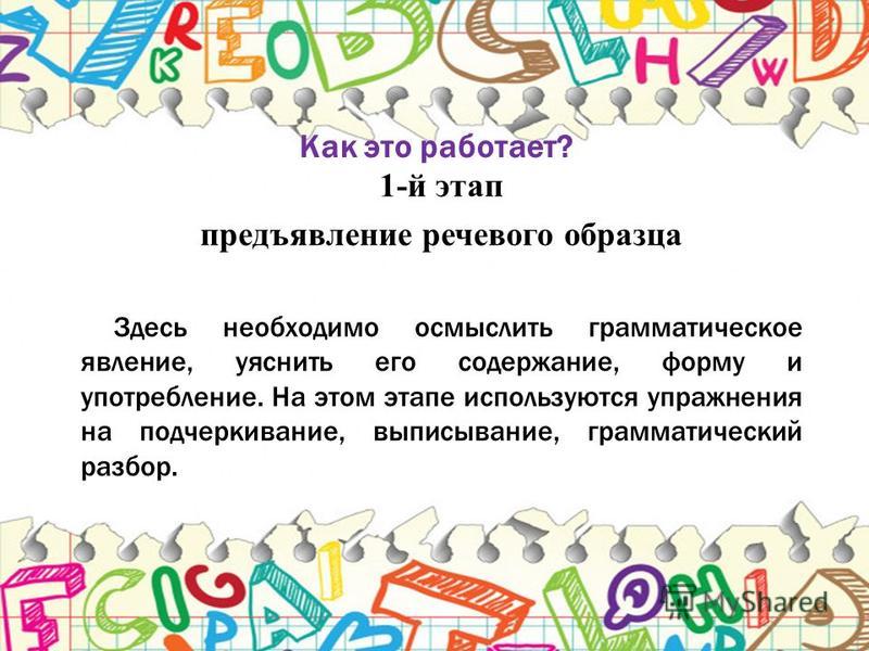 Методика обучения грамматике на уроках английского языка Методика обучения грамматике на уроках английского языка