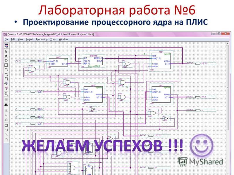 Построение схемы электрической функциональной - Проектирование цифровых устройст