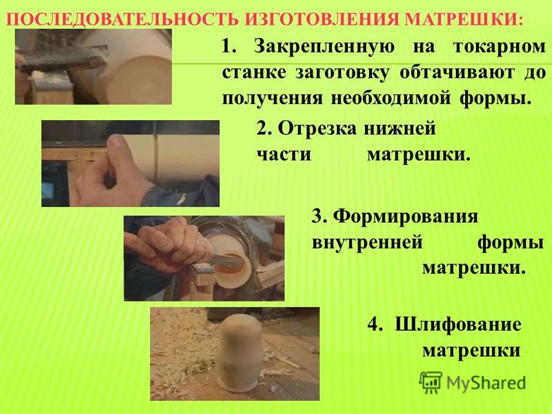 Технологическая карта изготовления матрешки
