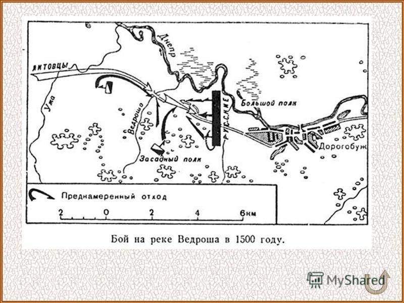 Битва на ведроши карта