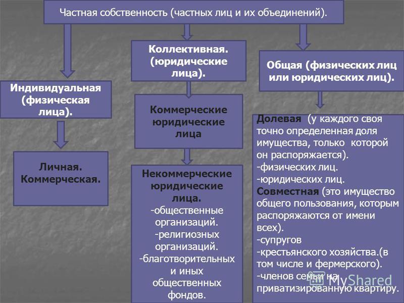 Реферат: Понятие юридического лица; понятие и виды собственности в Украине