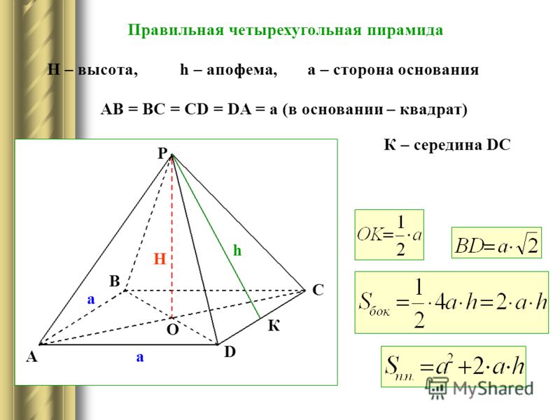 правильная треугольная пирамида