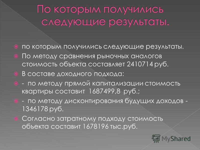 Курсовая работа на тему оценка недвижимости затратный подход 5873