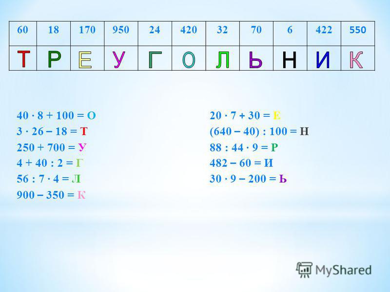 Урок математики в 3классе по программе школа россии