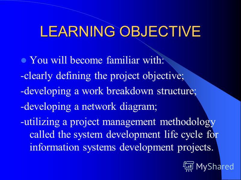 Dissertation Learning Objectives