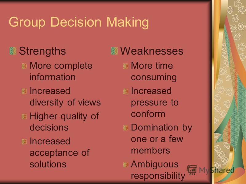 Strength and weakness of group members employee strengths and weaknesses