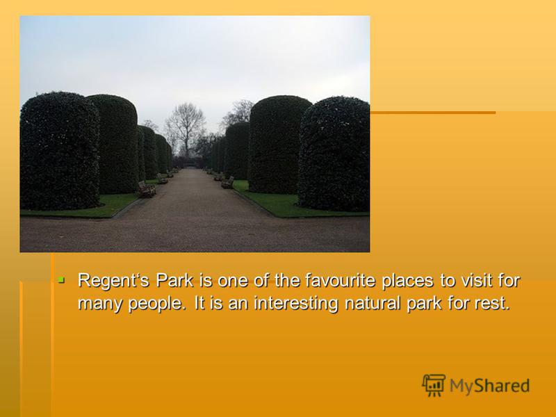Regents Park is one of the favourite places to visit for many people. It is an interesting natural park for rest. Regents Park is one of the favourite places to visit for many people. It is an interesting natural park for rest.