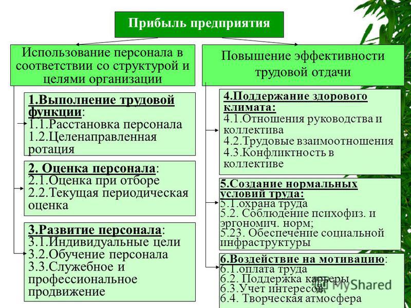 Цель компании в отношении персонала Цель компании в отношении персонала